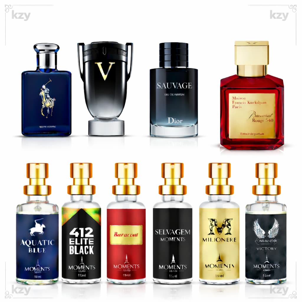 Perfume Masculino Eau de Parfum (EDP) Importado 15ML Moments Paris