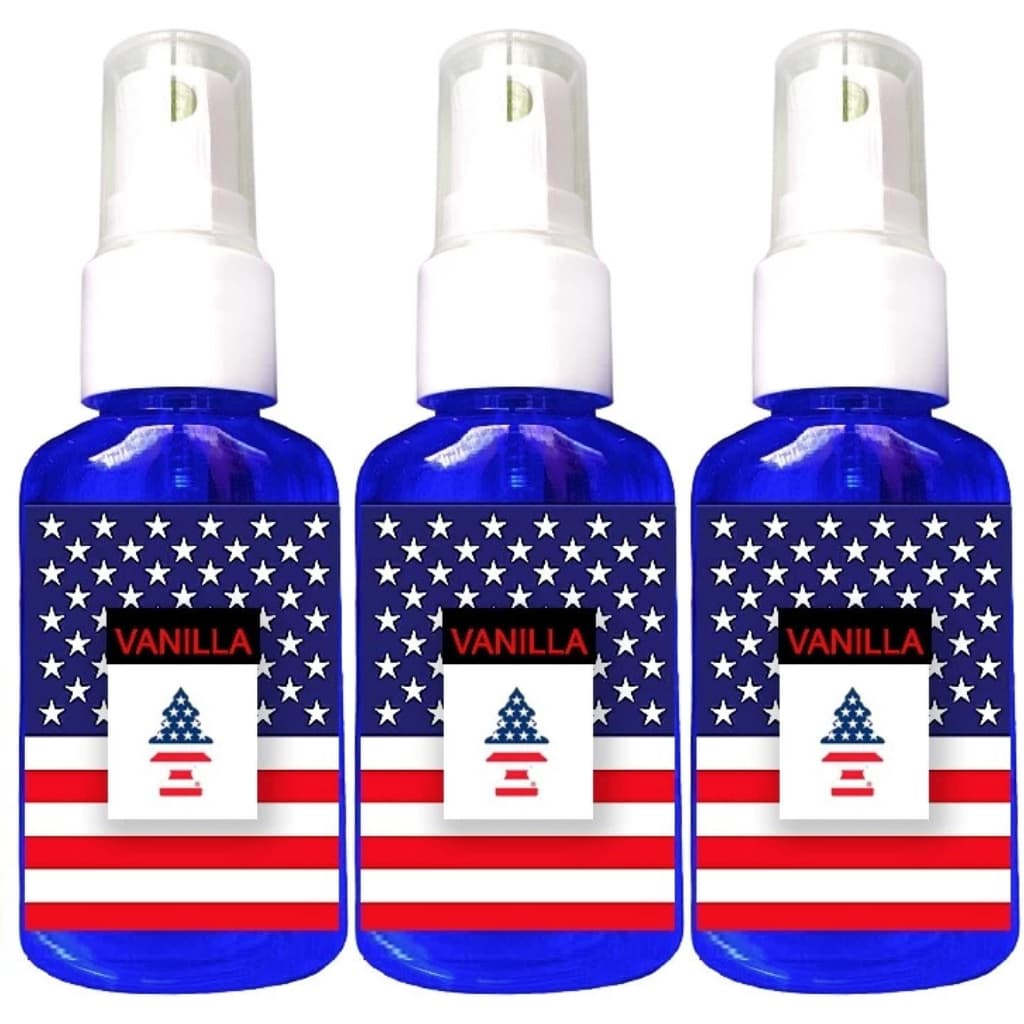 Kit 3 Cheirinho Spray Automotivo para Carro Aromatizante de Qualidade Concentrado VANILLA