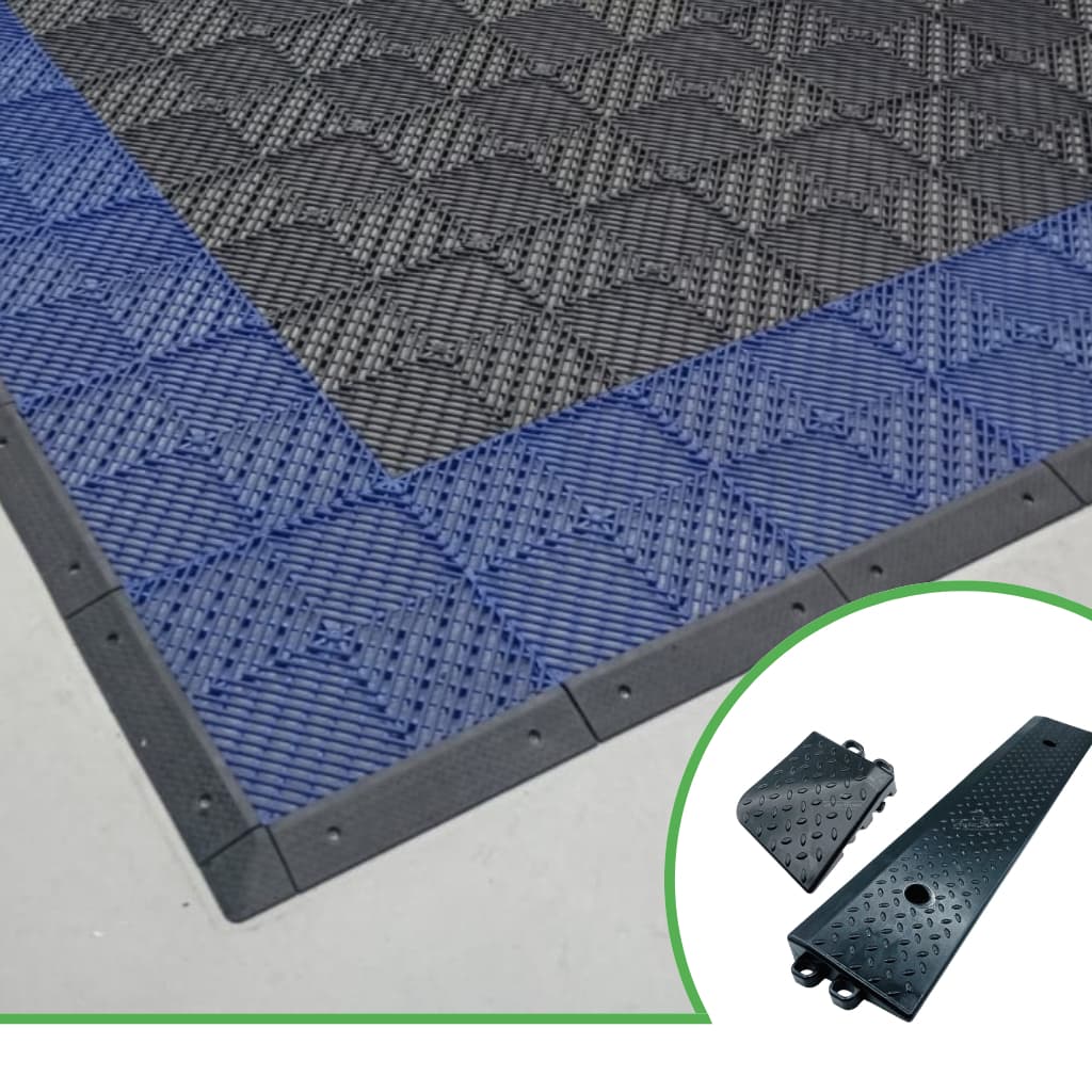 Rampa e Canto para Piso Modular Automotivo da Marca Direct Borrachas