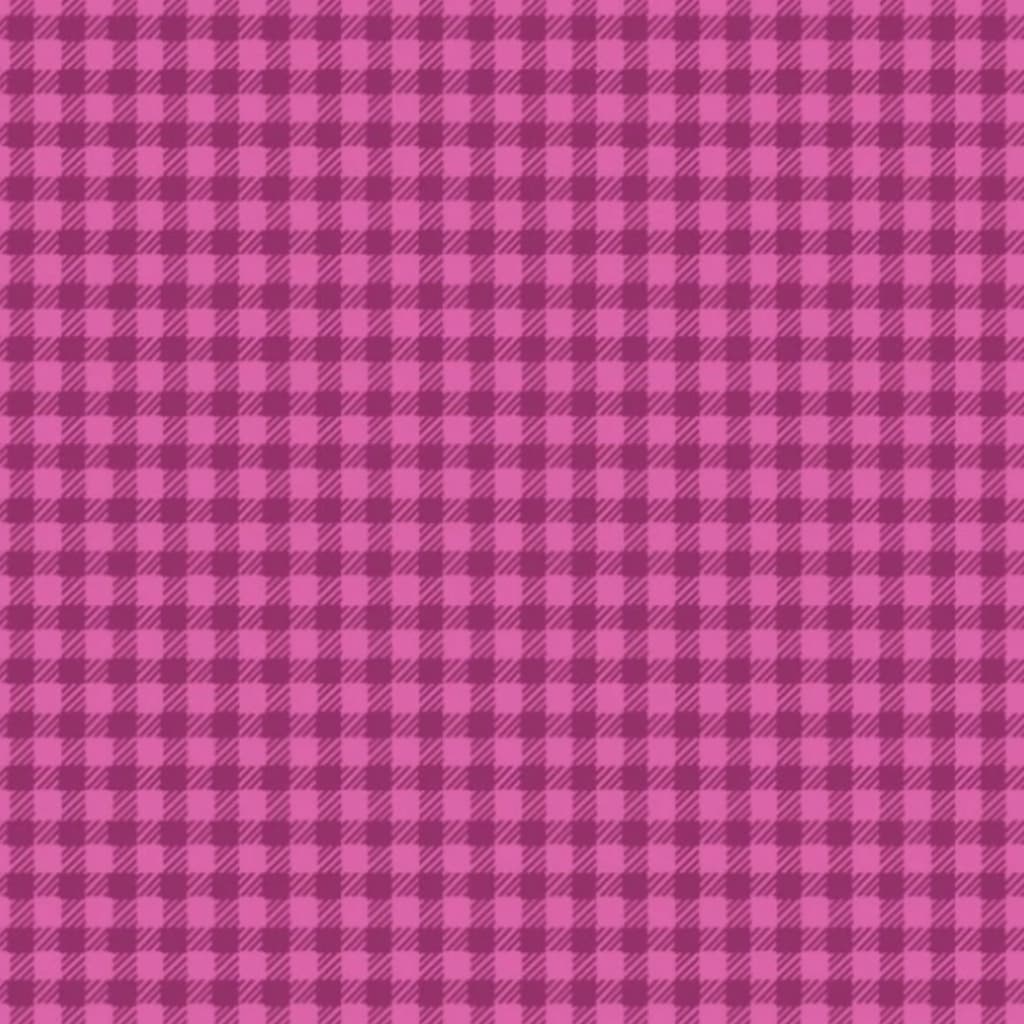 Tecido Patchwork Xadrez Fucsia 909408