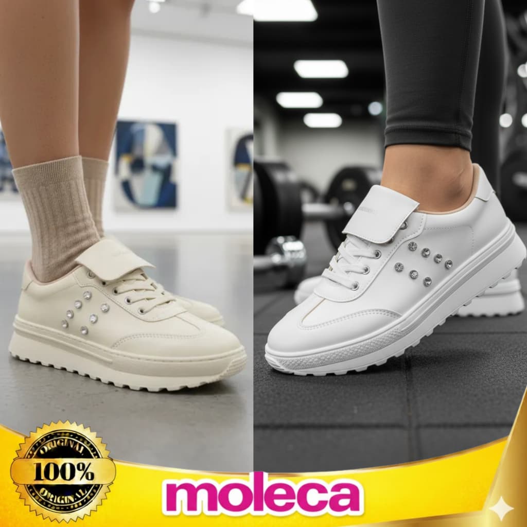 Tenis Feminino Casual Confortavel Original Moleca