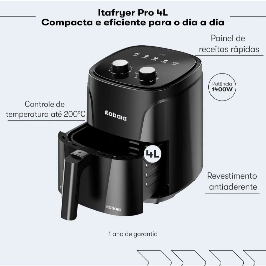 Fritadeira Elétrica Multilaser Digital 220v Air Fryer