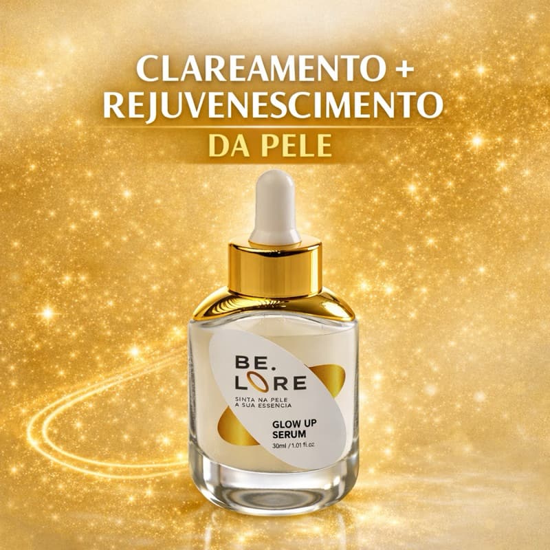 Retinol Facial Be.Lore Glow Up | Reduz Linhas, Textura e Manchas + Pele Uniforme e Renovada