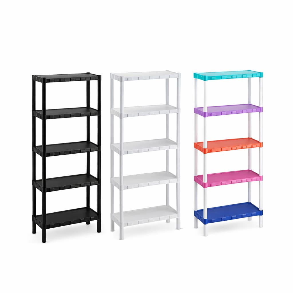 Estante Prateleira Organizadora de Plástico Modular Multiuso para Cozinha e Quarto Livro Sapateira
