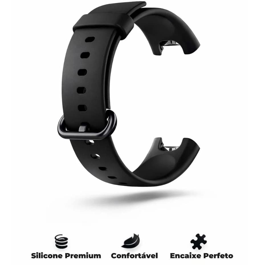 Pulseira Relógio Smartwatch Compatível Xiaomi Mi Watch Lite Silicone