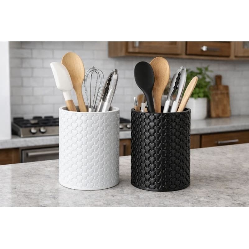 🏠 Porta Utensílios de Cozinha Moderno | Organizador Multiuso