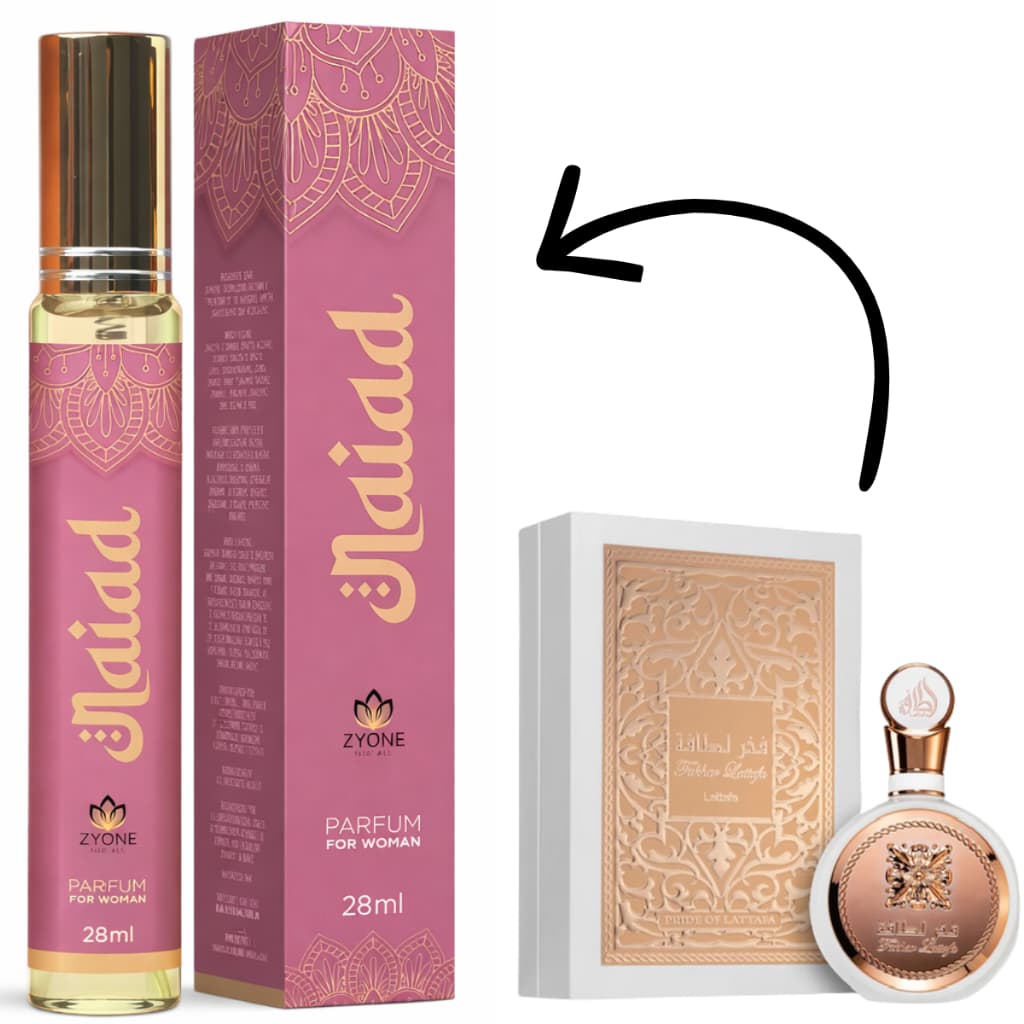 Perfume Árabe Feminino Naiad 28ml  Zyone - 12h Fixação - Floral Frutal - Perfume Importado