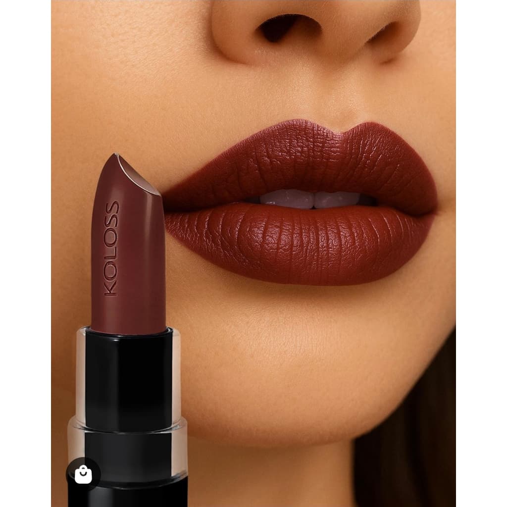 Koloss Batom Lipstick 110 - CACAU - Cremoso Hidratante  Alta Cobertura