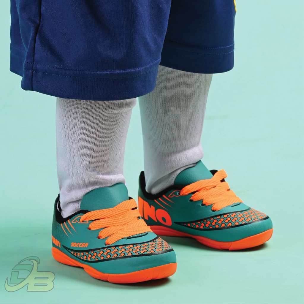 Tênis Chuteira Dino Baby Bebê Soccer Confortável Escolinha Futsal Quadra Menino Menina 18ao25