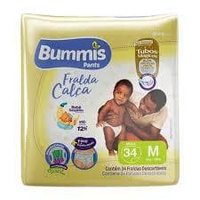 FRALDA BUMMIS PANTS MEGA M 34un