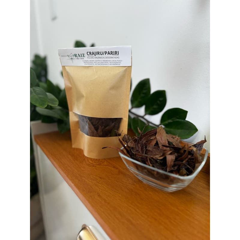 Chá de Crajiru SOMENTE FOLHAS ESPECIAIS ORGÂNICAS Do Amazonas  Premium -  (NÃO CONTÉM GALHOS)
