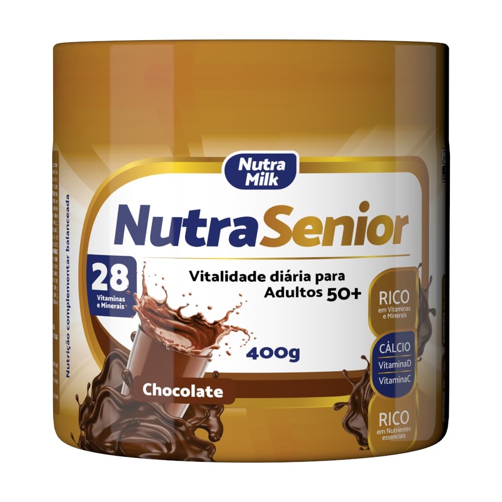 Nutra Senior Adulto 50+ Complemento Alimentar 400g 28 Vitaminas e Minerais