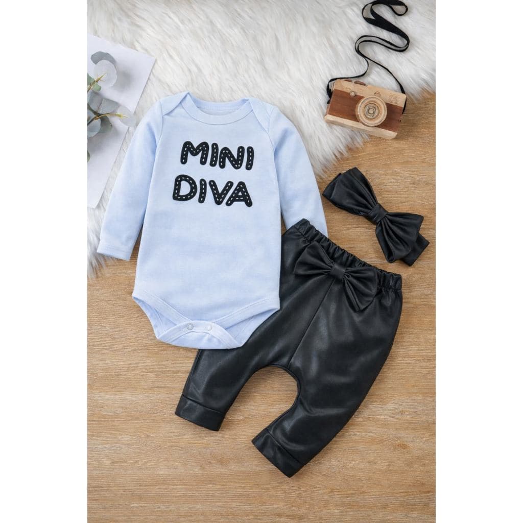 Conjunto Roupa Moda Bebê Menina Algodão infantil Conjuntinho Roupinha PMG Criança Mini Diva luxo Beb