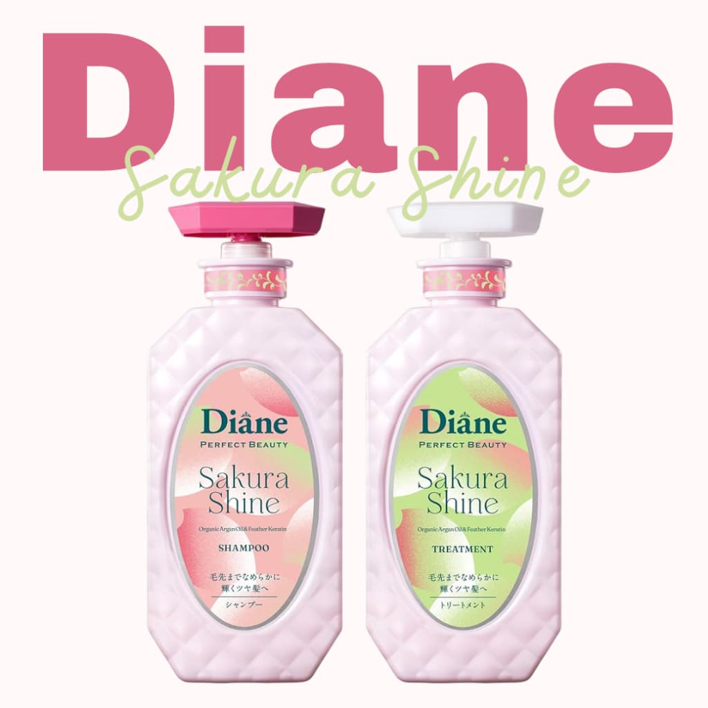 Diane Shampoo & Conditioner 2-Piece Set Sakura French Cherry Scent Moisturizing Direct from Japan