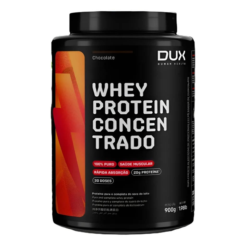 Whey Protein Concentrado DUX  900G - Chocolate