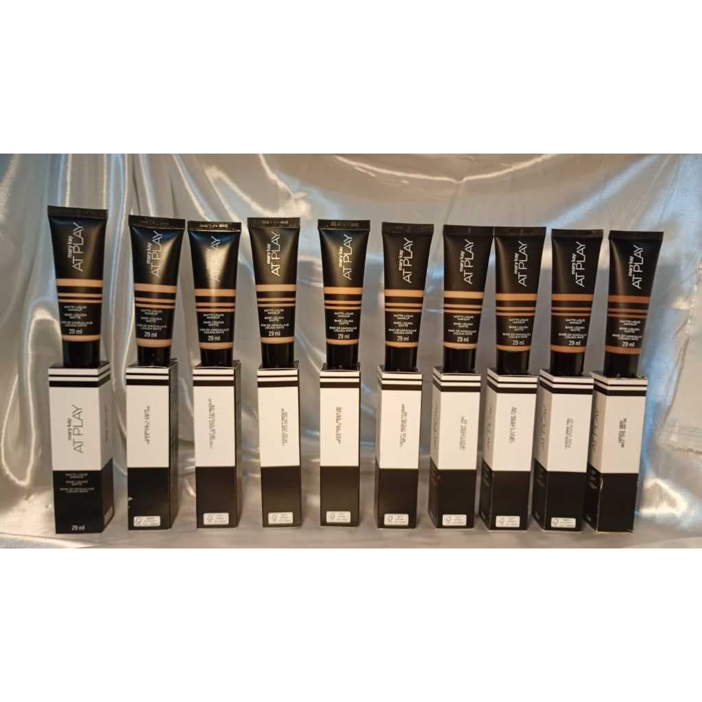 MAQUIAGEM BASE LIQUIDA MATTE AT PLAY 29ML