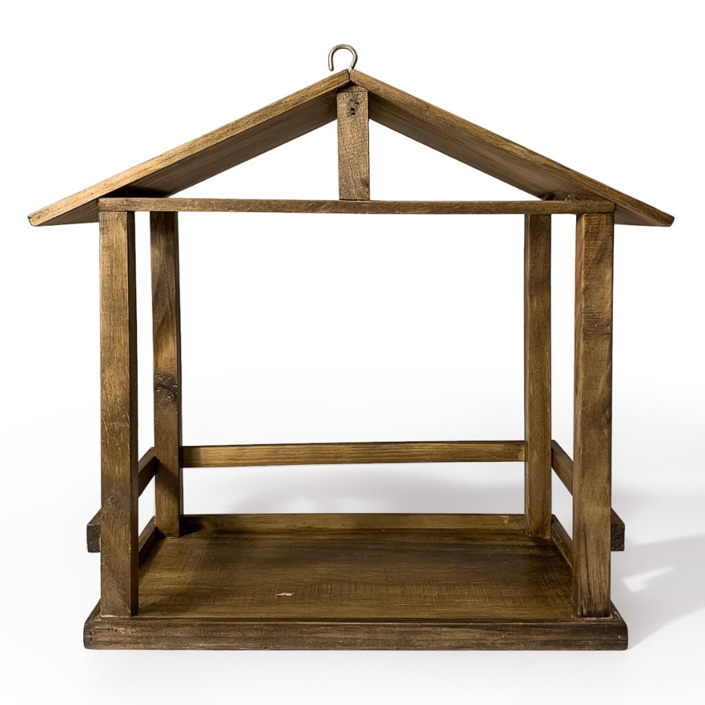 Comedouro Tratador Pássaros Livres Casinha De Passarinho Decoração Jardim Varanda Comedor Grande