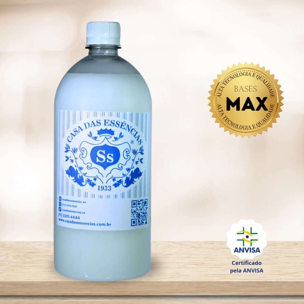 Base Max Shampoo Hidratante 1L Base Shampoo Neutra Personalizar Limpeza Suave Hidratação Profunda