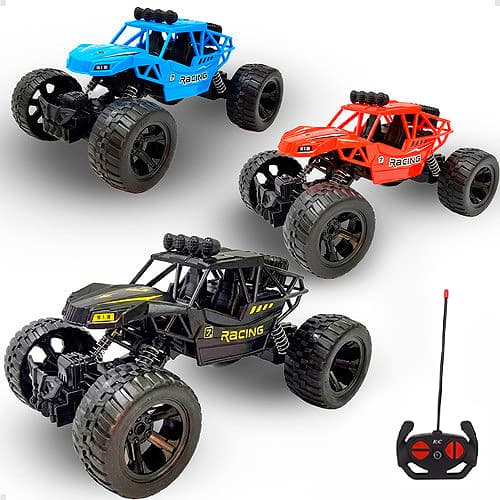 Carrinho De Controle Remoto Recarregável Carro Grande Brinquedo 4x4 Infantil
