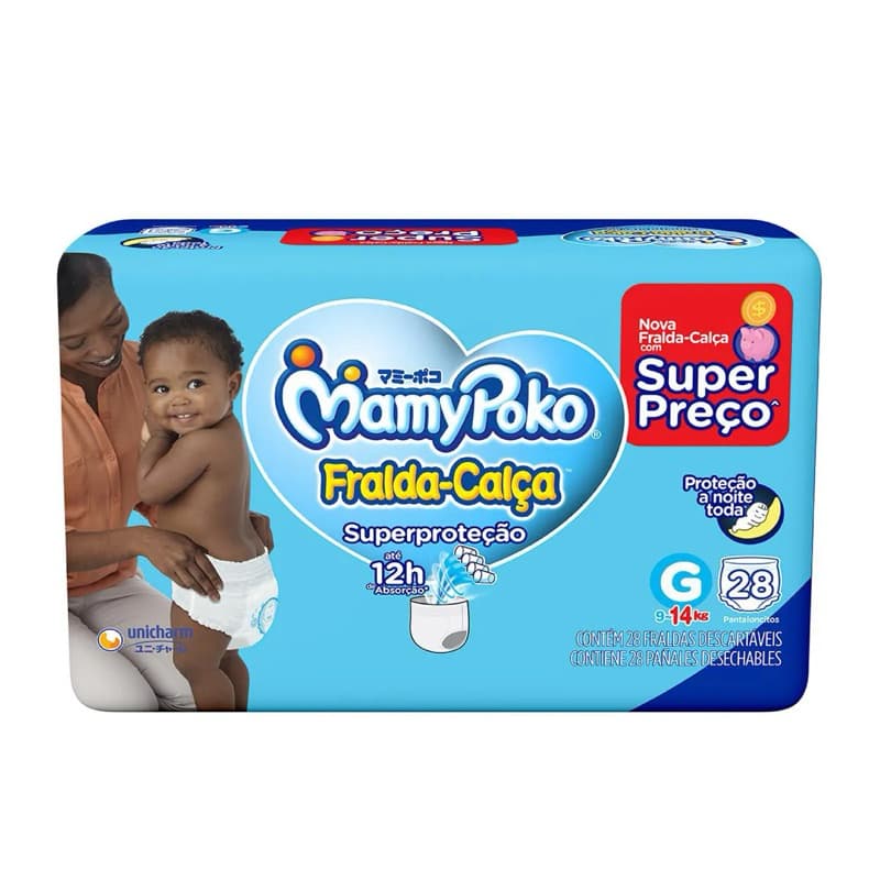 Fralda Calça MamyPoko Super Proteção G 28 unidades