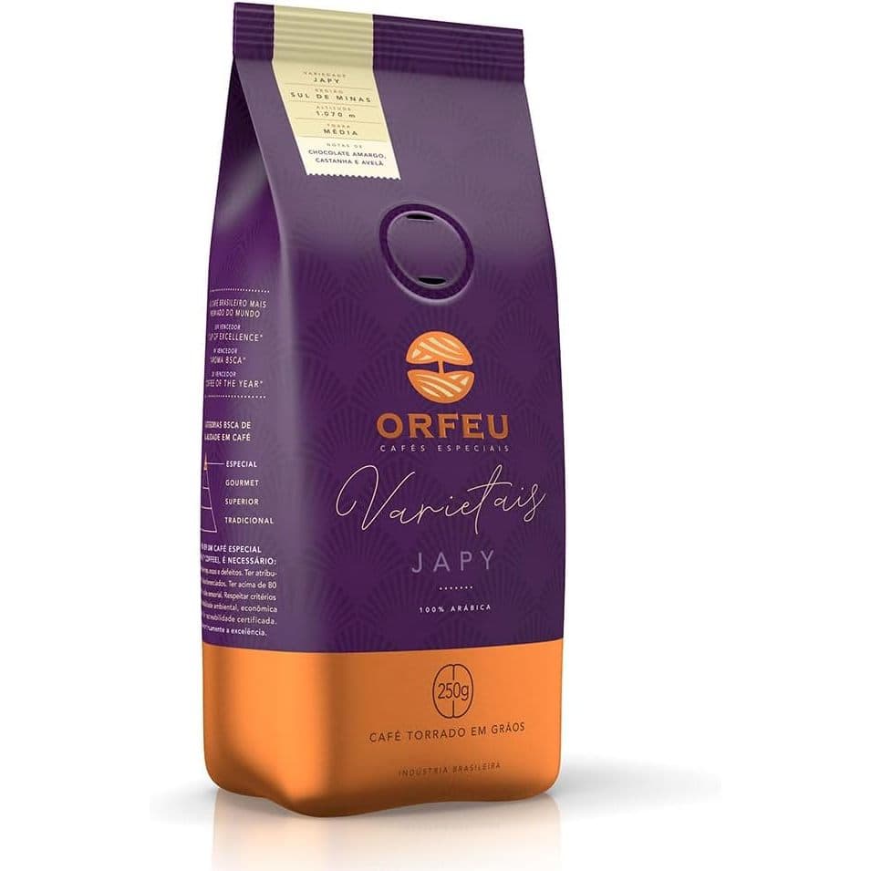 CAFÉ EM GRÃOS ORFEU JAPY 250G