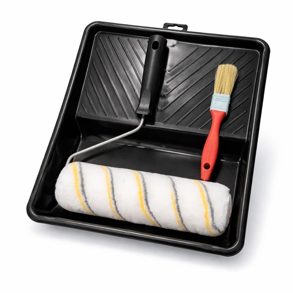 Kit de Pintura Completo Bandeja + Rolo 23cm + Pincel