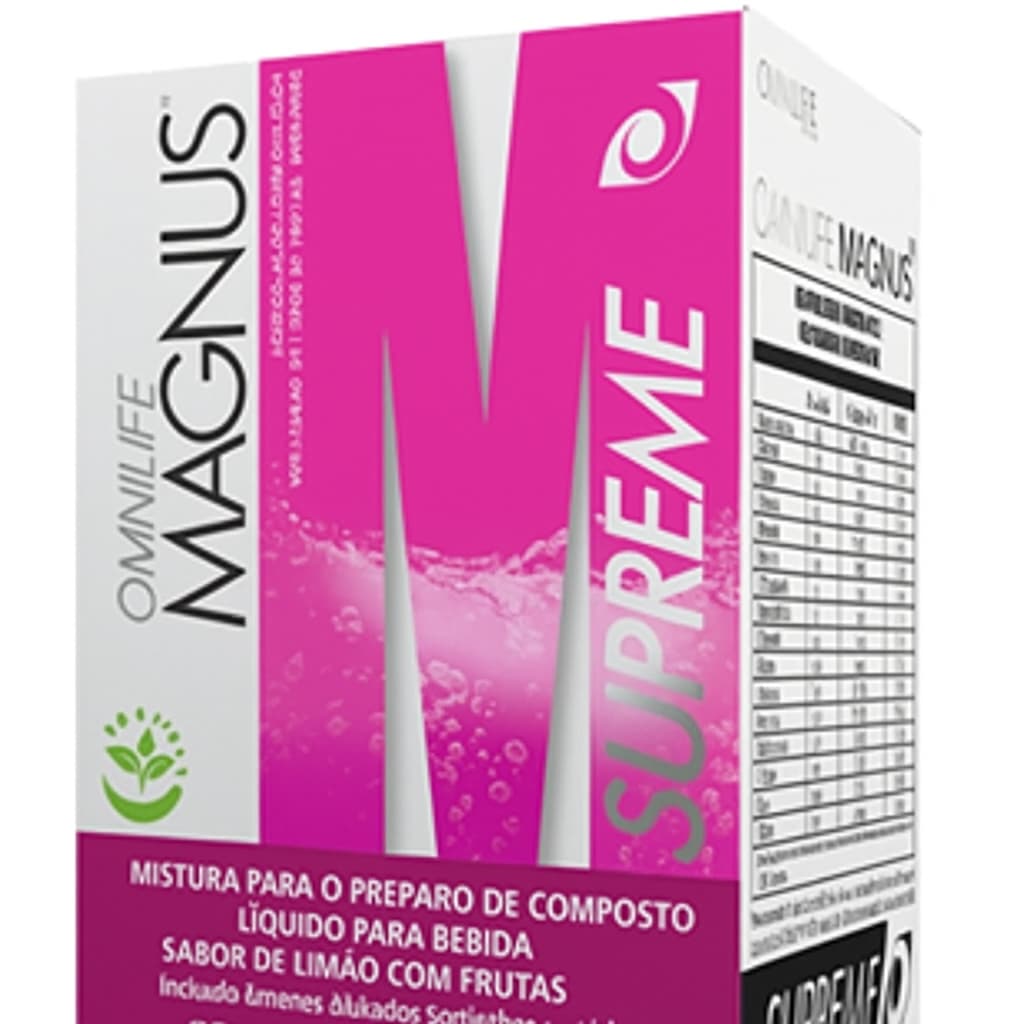 Suplemento Magnus Supreme Omnilife - Energia e Disposição Natural (Caixa com 30 Sachês)