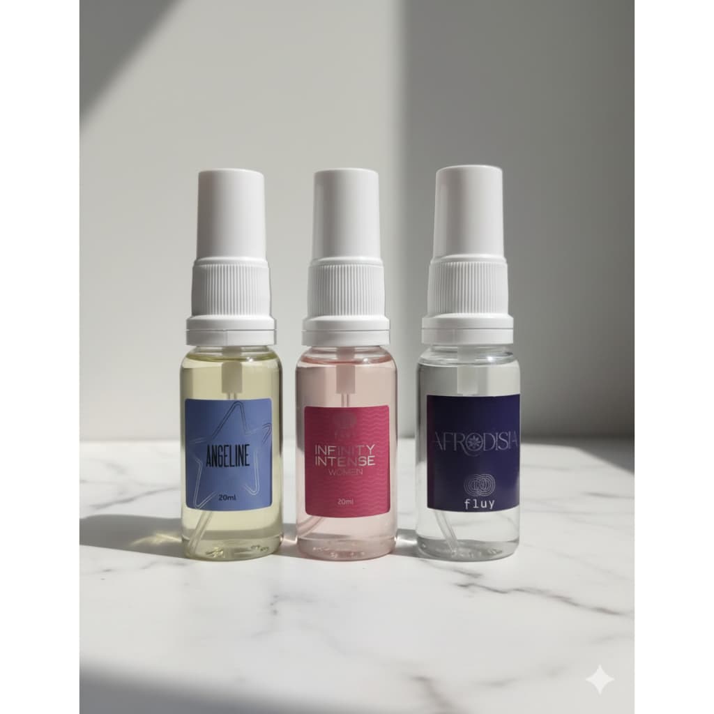 Perfume feminino Lab8 20ml Miniatura - Fragrância Importada Contratipo - Alta Fixação - Essência de Bolso -Feminino