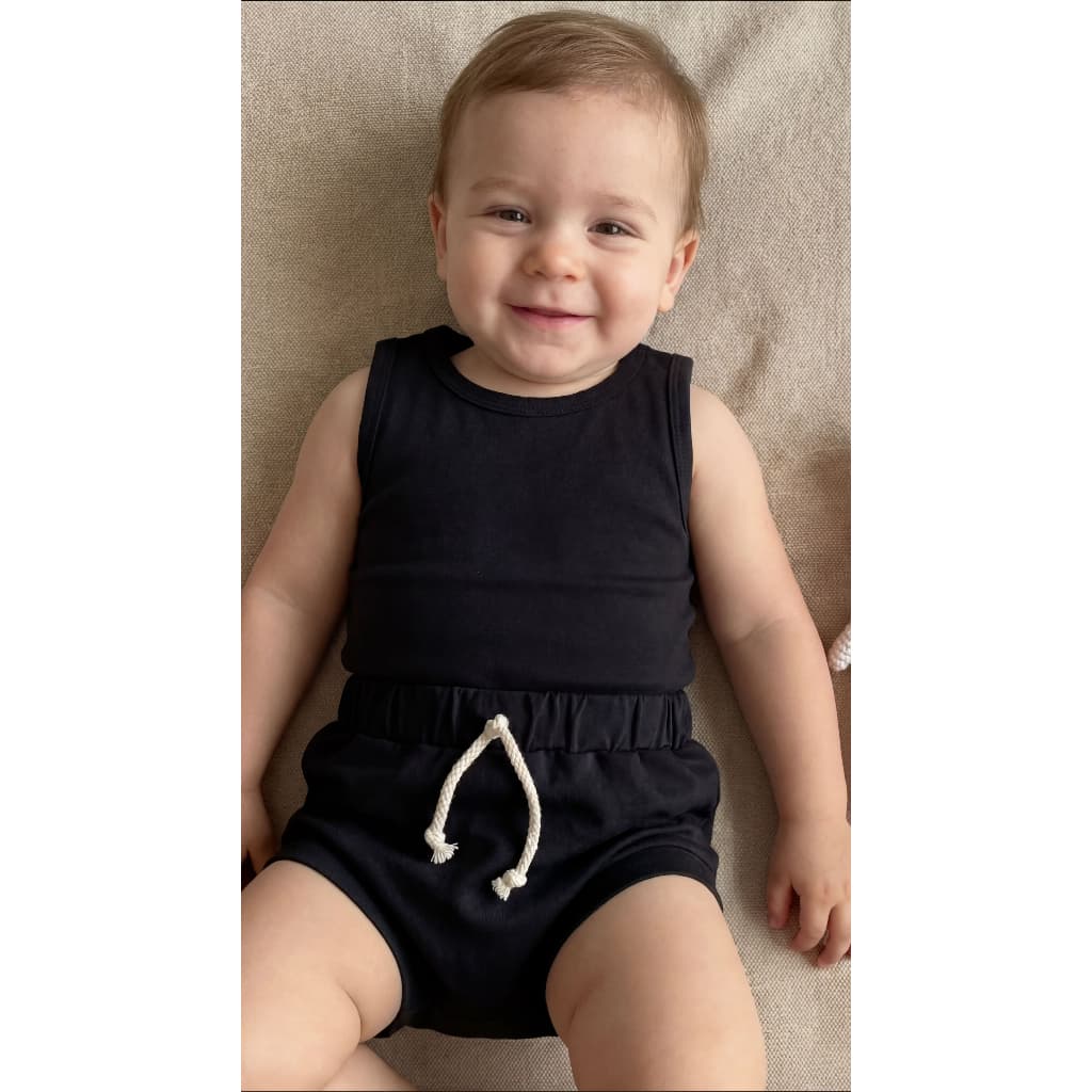Body Regata Com Tapa Fraldas Unissex Premium Liso Minimalista Roupa de bebê menino menina Infantil
