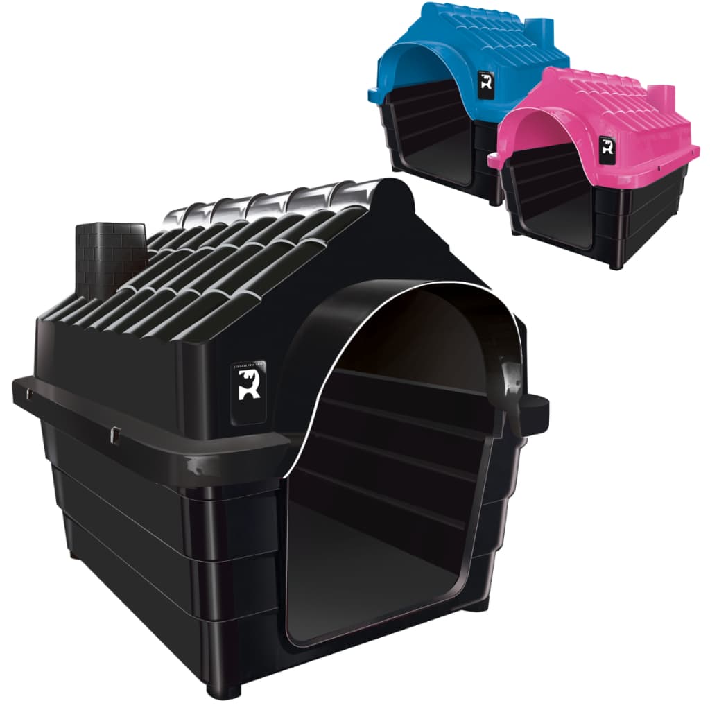Casa Casinha para Cachorro Pet Desmontável de Plástico Rinopet Várias Cores Número 4 60x48x48cm
