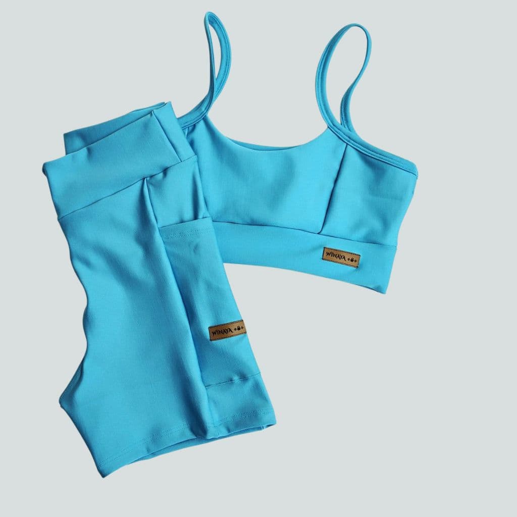 Conjunto Academia Short Bolso e Top De Alça Roupa De Fitness Treino Feminina