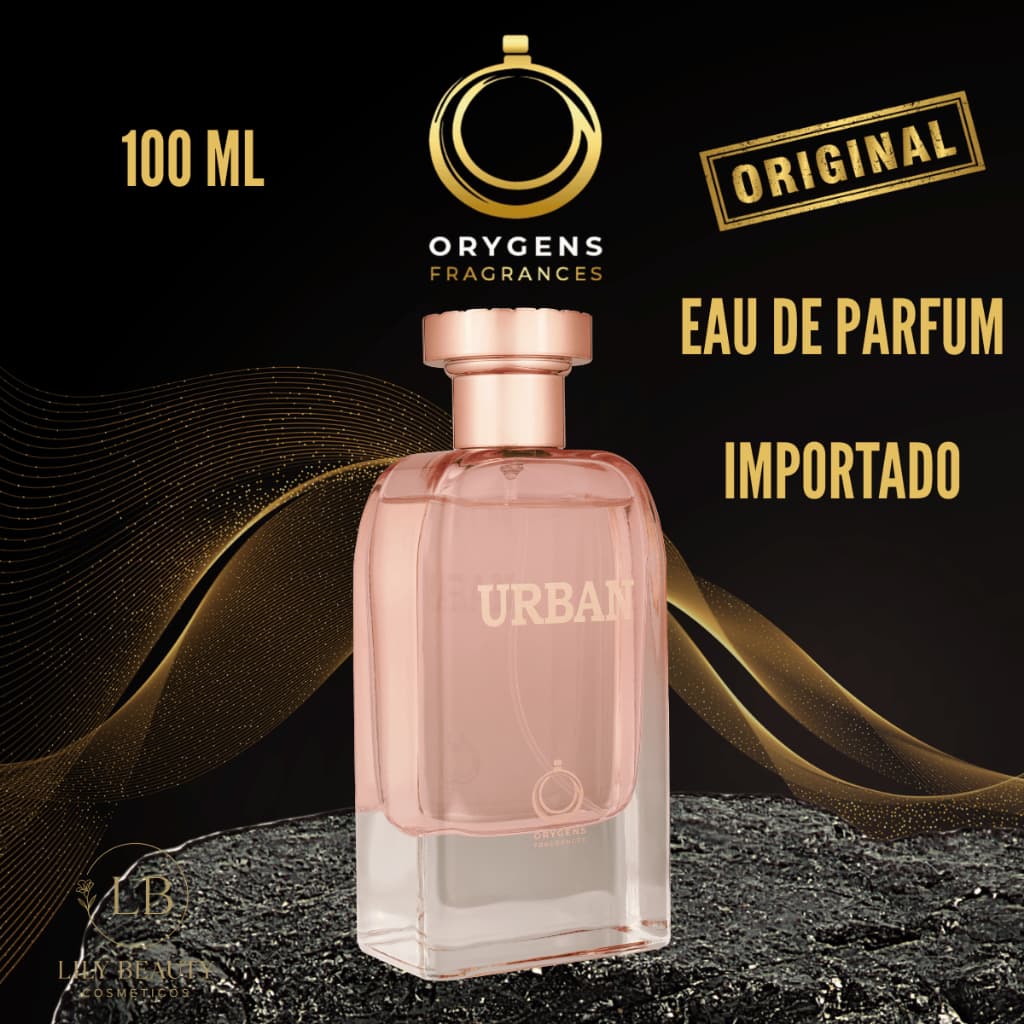 Perfume Feminino Urban Importado Árabe Cítrico/Amadeirado Eau de Parfum 100ML Orygens