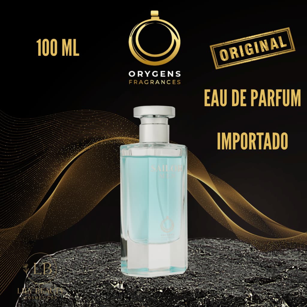 Perfume Masculino Sailor Men Importado Árabe Fragrância Elegante Eau de Parfum 100ML Orygens