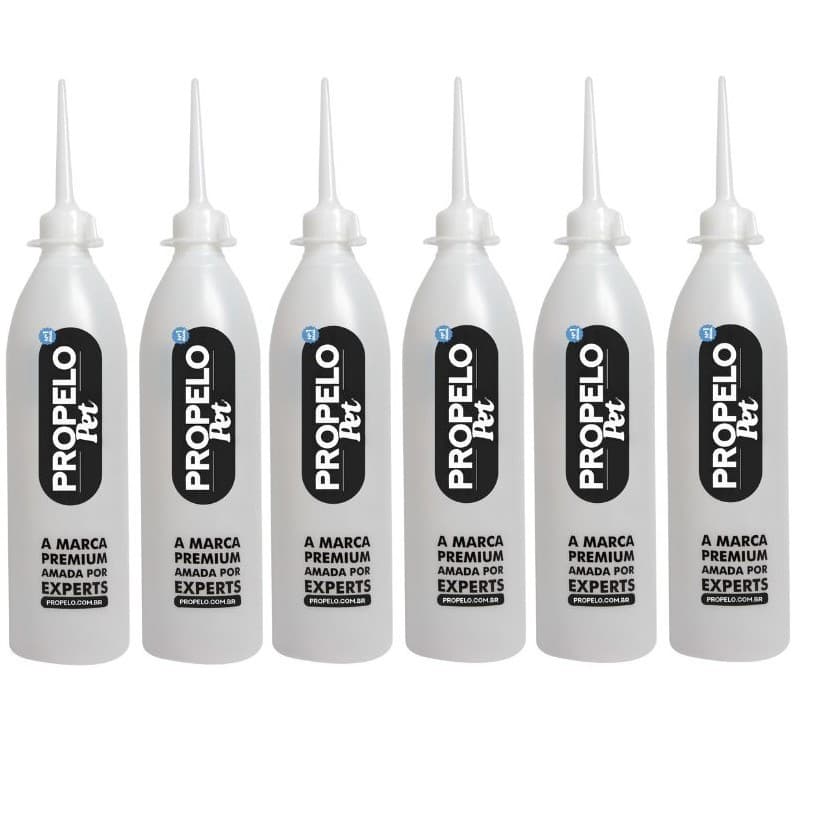 Kit 6 Diluidor Misturador  P/ Shampoo Pet Banho e Tosa 450ml  - Almotolia para Pet Banho 1:10 e 1:4