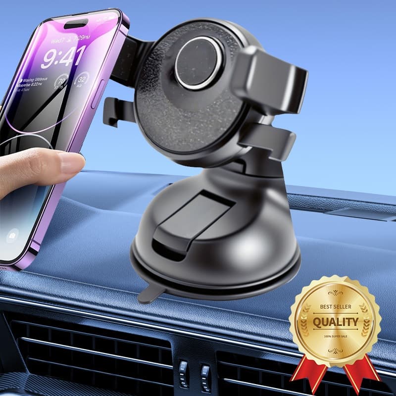Suporte De Celular Veicular Carro Com Ventosa Rotação 360 para Painel Robusto e durável