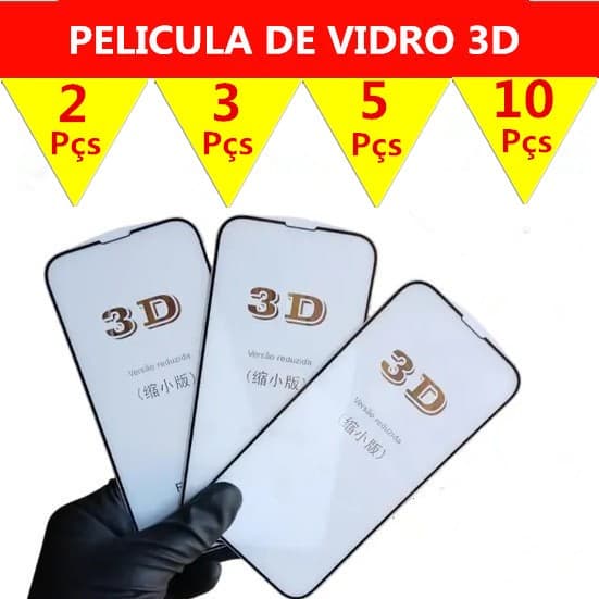 Pelicula vidro 3D Para Moto G8 Play / G7 Play/ moto G 9/MOTO G9 PLUS/  moto G 8 Power/ Moto one fusion