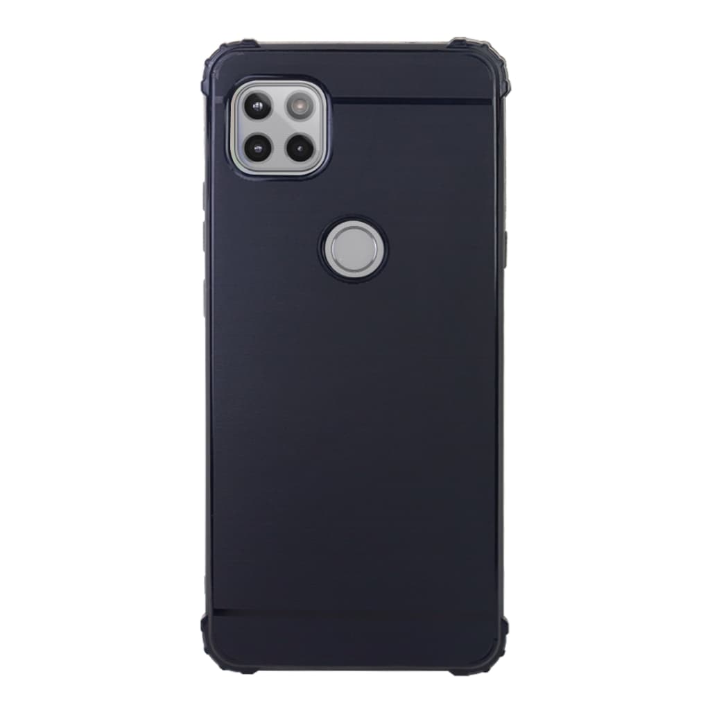 Capa Capinha Case Emborrachada Carbon ( PRETA ) Motorola Moto G 5G Xt2113 tela 6.7 pol Cell In Power25