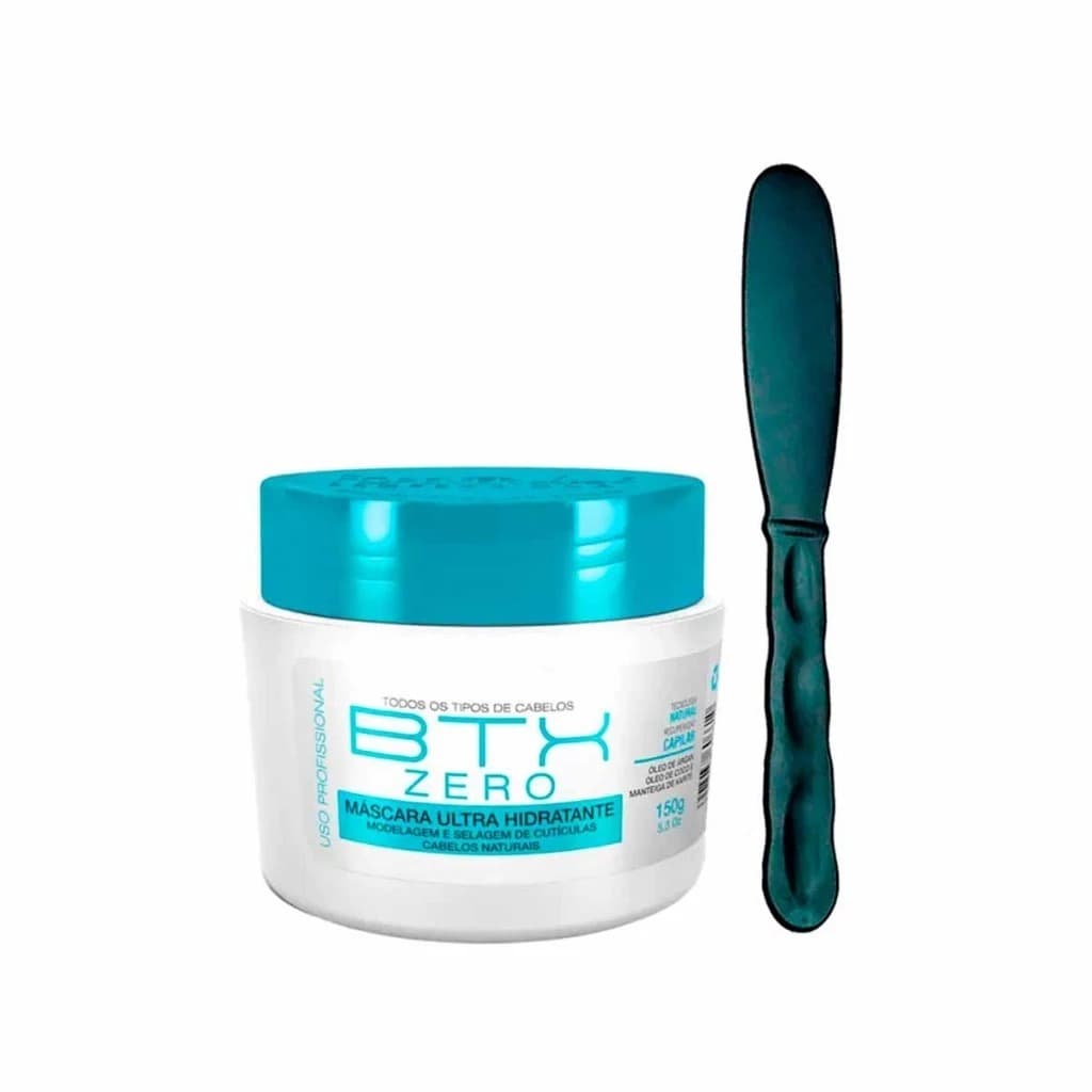 Mascara BTX Volume Zero Realinhamento dos Fios, Ultra Hidratante Forever Liss 150g