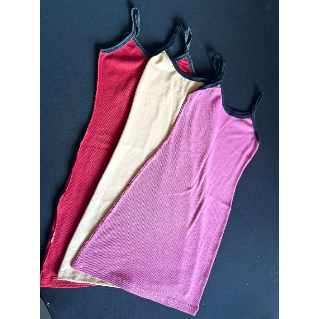 Kit com 3 ou 2 Vestidos Tubinho Ribana Feminino Casual e Versátil Vestido Curto Feminino Kits