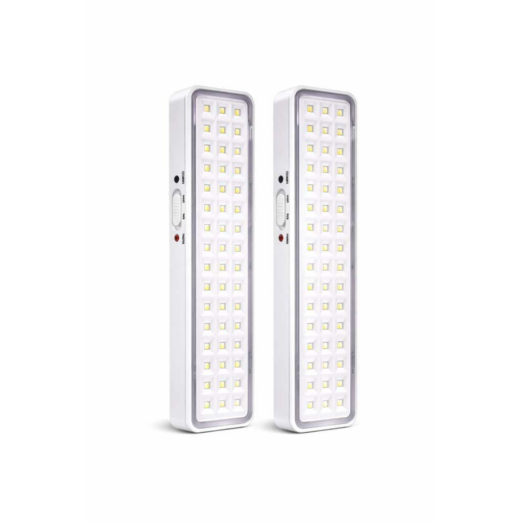 Luminária Portátil LED 60 LEDs Recarregável Bivolt 6500K Luz Emergência KS60