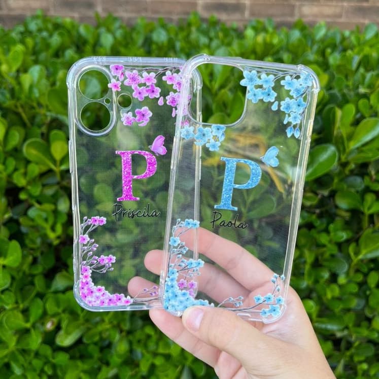 Capinha de Celular Personalizada com Nome Capa de Celular Feminina