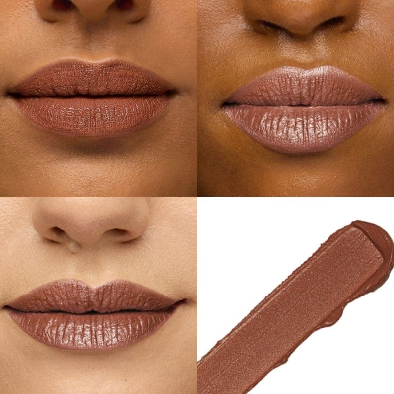Batom Liquido Matte Glitter Effect Avon Power Stay 7ml (Nude Pérola)
