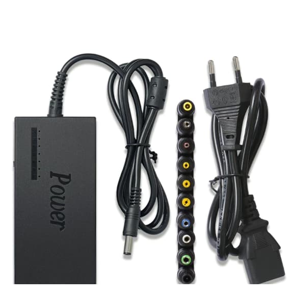 Fonte Carregador Universal Notebook Laptop computador 12v a 24v 10 Plug Compatível com 110V e 220V