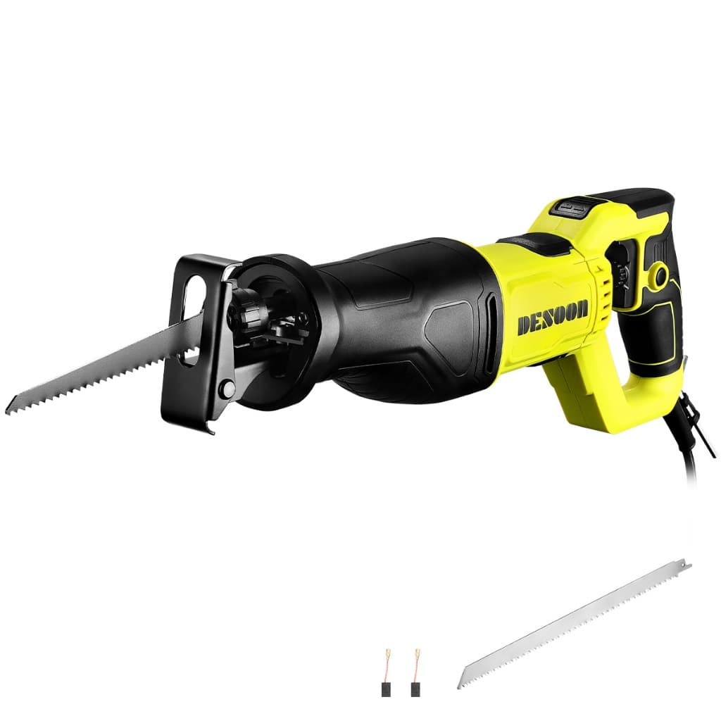Serra Sabre Elétrica Profissional 22mm 2800spm Com LâMina Para Ferramentas De Corte Madeira 1200W Desoon