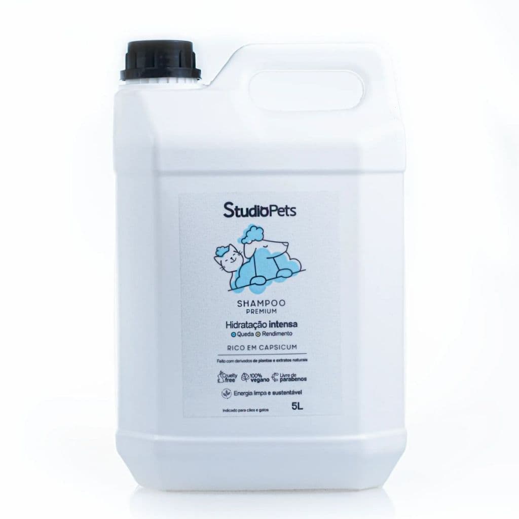 Shampoo Premium Para Cães E Gatos 5 Litros Studio Pets Shampoo