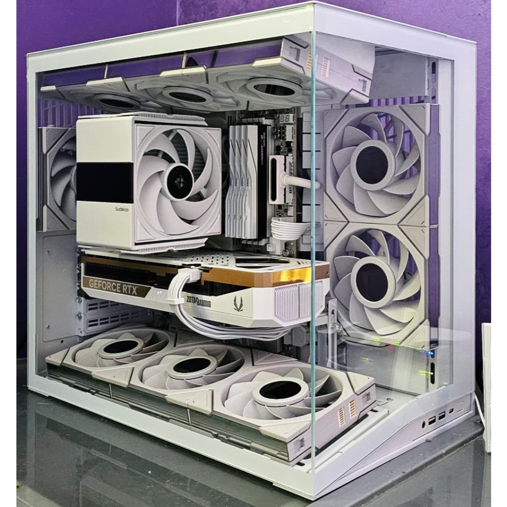SUPORTE DE COOLER 120MM FAN VENTOINHA INCLINADO CASEMODE SETUP PC GAMER LIAN LI