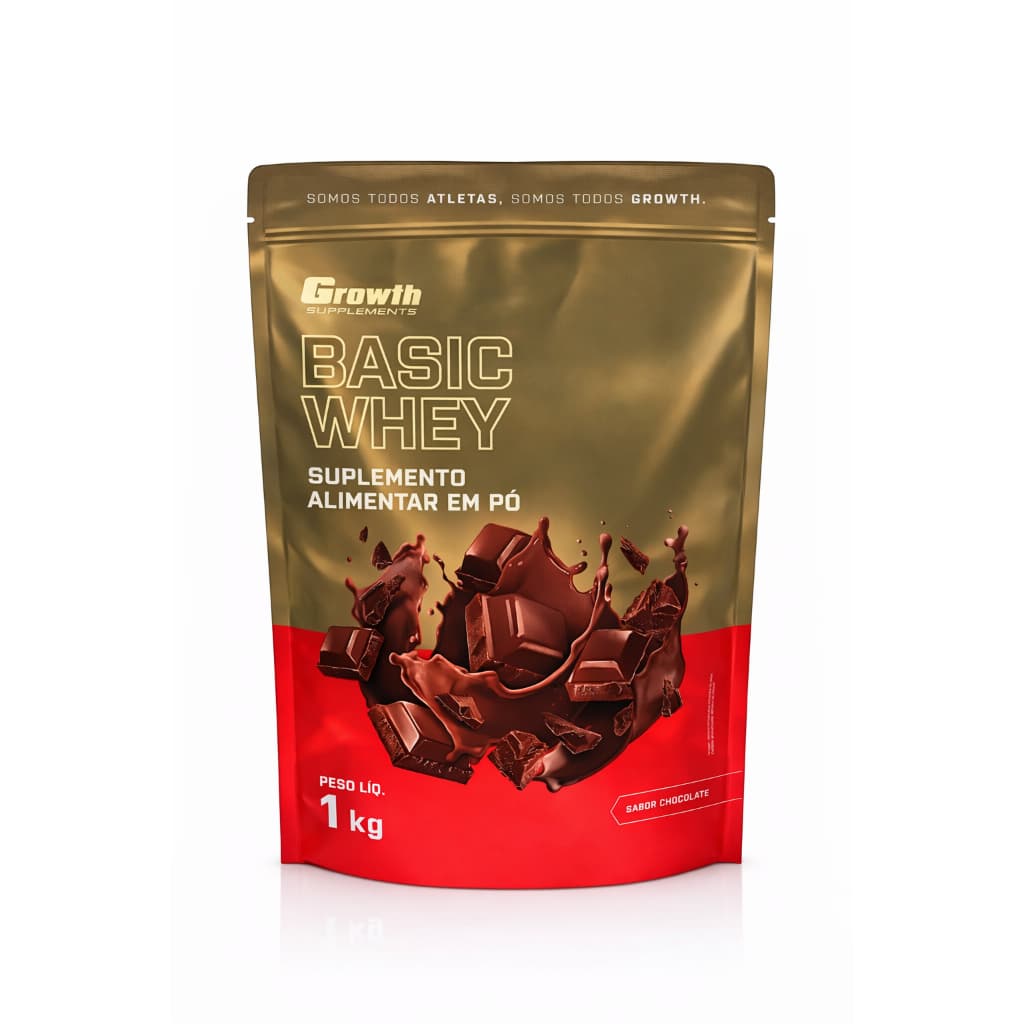 Whey Protein Concentrado 1kg Chocolate Suplemento Proteico Para Ganho de Massa e Recuperação Muscular