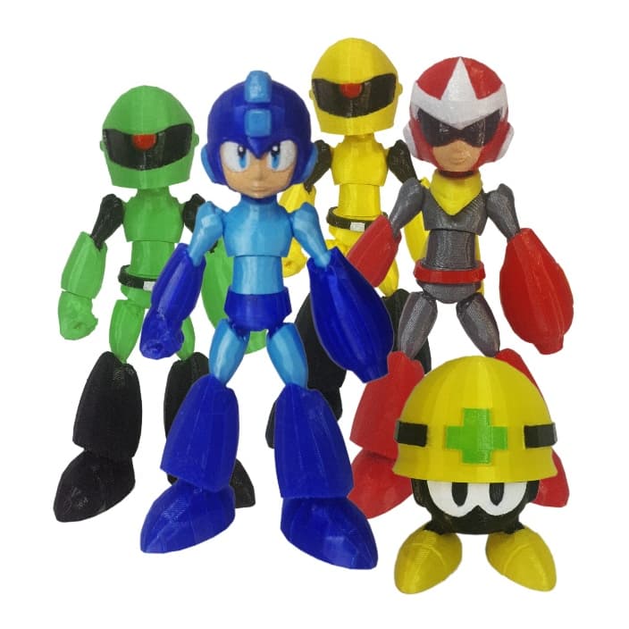Bonecos Articulados Megaman