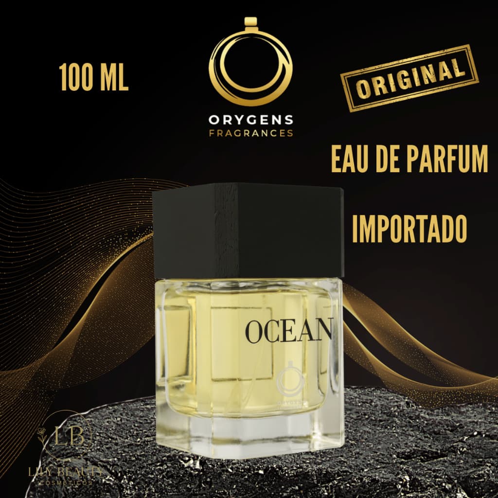 Perfume Masculino Ocean Importado Árabe Amadeirado Eau de Parfum 100ML Orygens