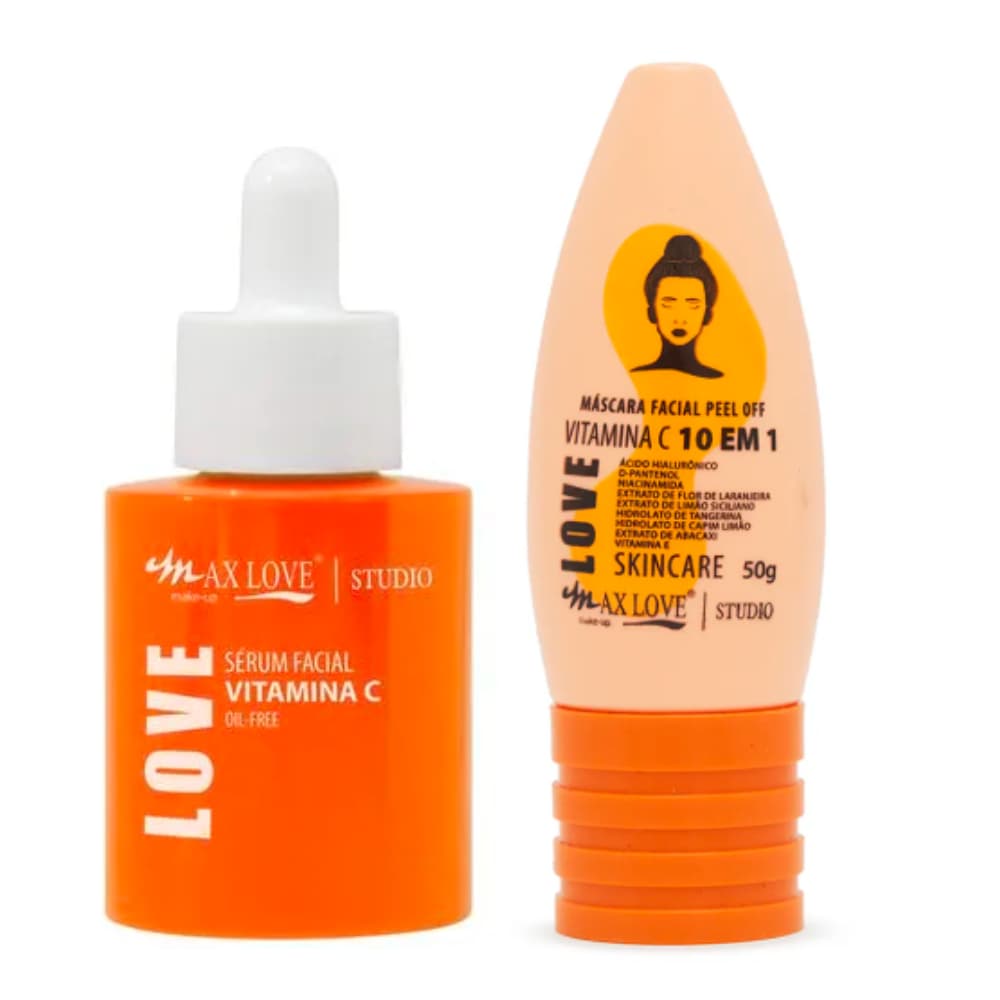 Sérum Facial Vitamina C Oil Free + Máscara Peel Off Vitamina C Kit ou Unidade Max Love